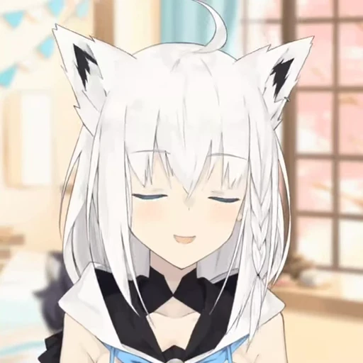 😃 Стикер «Shirakami Fubuki» для Telegram