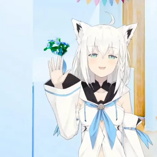 👋 Стикер «Shirakami Fubuki» для Telegram
