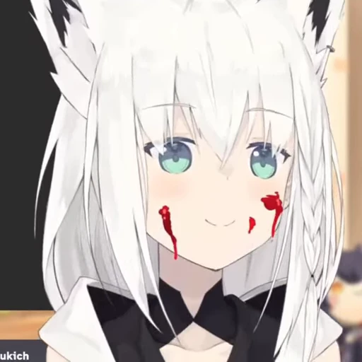 🩸 Стикер «Shirakami Fubuki» для Telegram