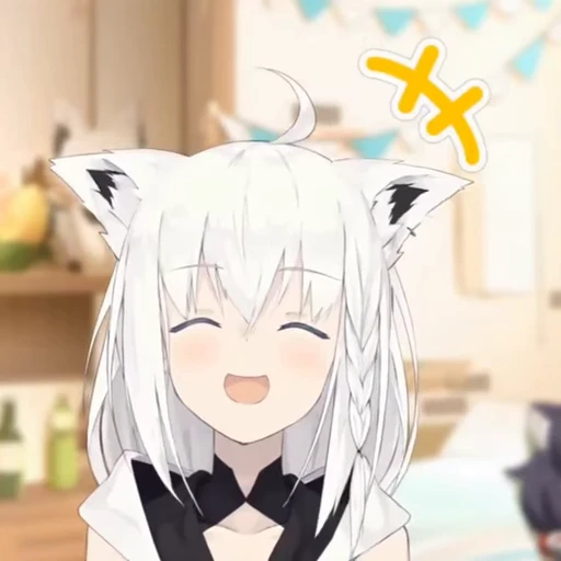 😆 Стикер «Shirakami Fubuki» для Telegram