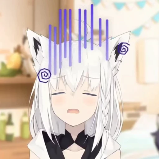 😫 Стикер «Shirakami Fubuki» для Telegram