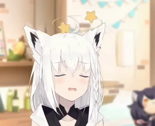 😵‍💫 Стикер «Shirakami Fubuki» для Telegram