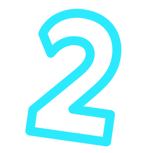 2️⃣ Эмодзи «Фуксиана цифры» для Telegram
