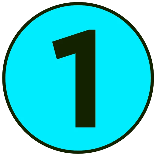 1️⃣ Эмодзи «Фуксиана цифры» для Telegram