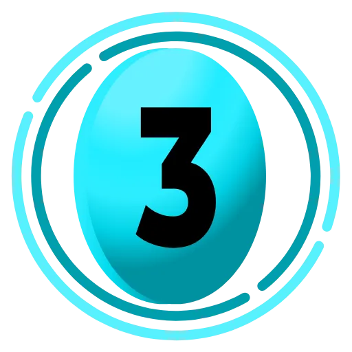 3️⃣ Эмодзи «Фуксиана цифры» для Telegram
