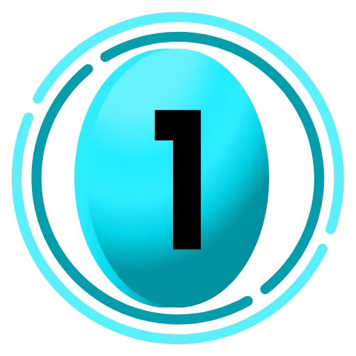 1️⃣ Эмодзи «Фуксиана цифры» для Telegram