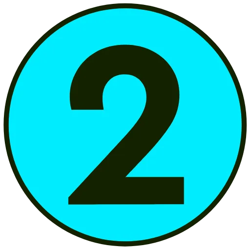 2️⃣ Эмодзи «Фуксиана цифры» для Telegram