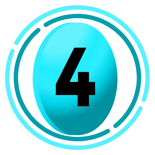 4️⃣ Эмодзи «Фуксиана цифры» для Telegram