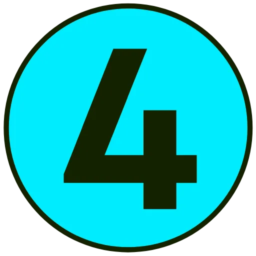 4️⃣ Эмодзи «Фуксиана цифры» для Telegram