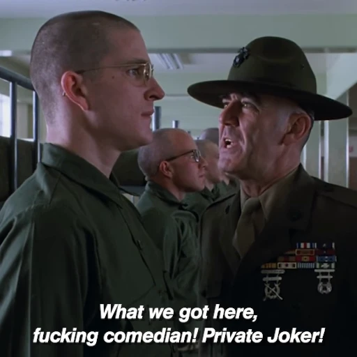 🤡 Стикер ««Full Metal Jacket» для Telegram