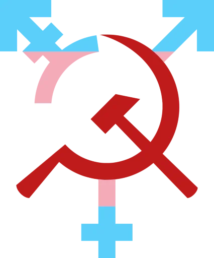 🏳️‍⚧️ Стикер «Proletarians of all countries, unite!» для Telegram