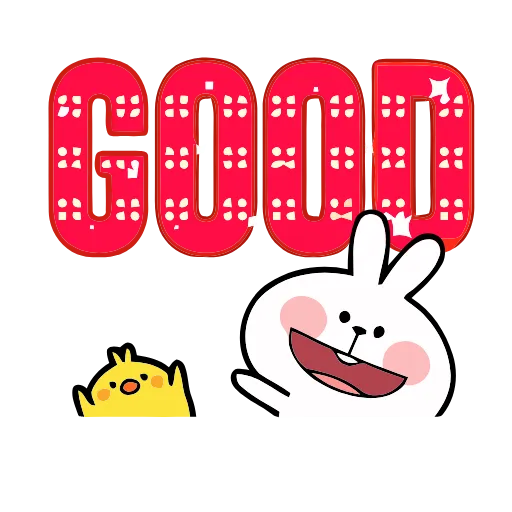 Стикер 49 Funny Bunny