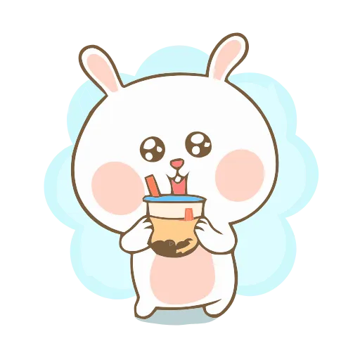 Стикер 19 Funny Bunny