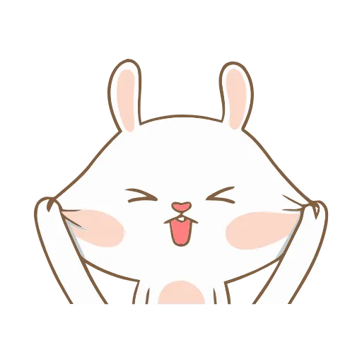 Стикер 26 Funny Bunny