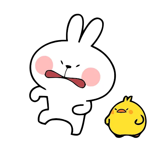 Стикер 46 Funny Bunny