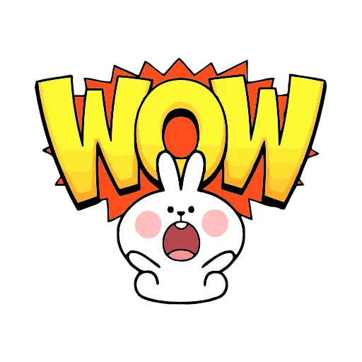 Стикер 44 Funny Bunny