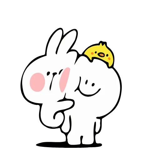Стикер 28 Funny Bunny