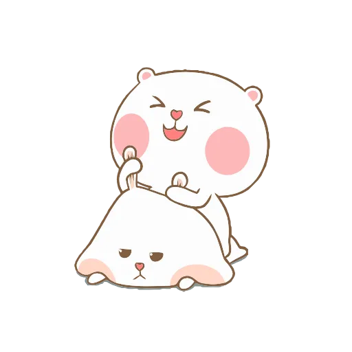 Стикер 4 Funny Bunny