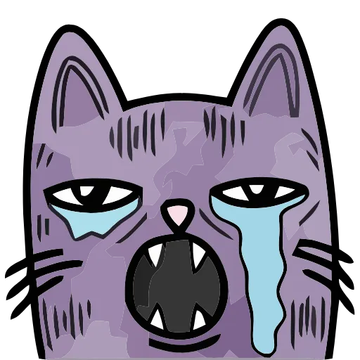 Стикер 5 Funny Cats