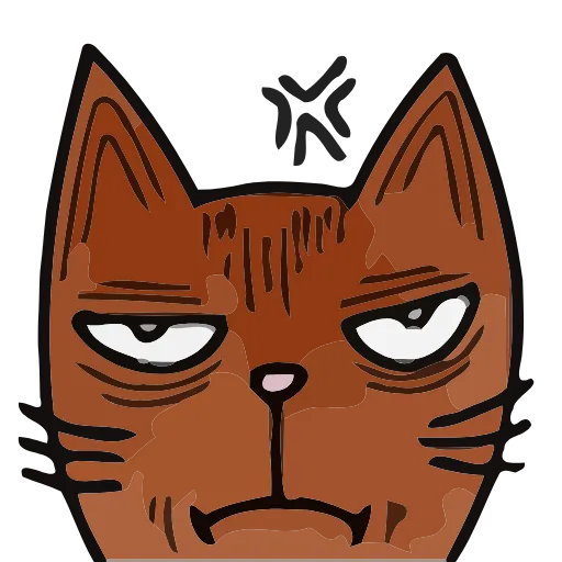 Стикер 18 Funny Cats