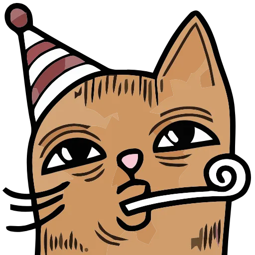 Стикер 37 Funny Cats