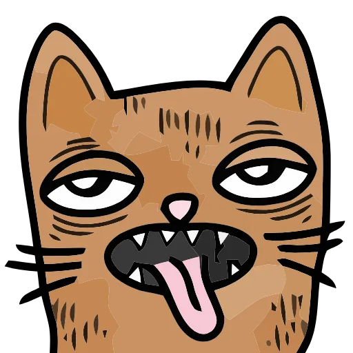 Стикер 17 Funny Cats