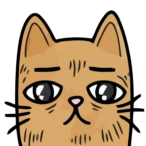 Стикер 21 Funny Cats