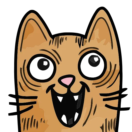 Стикер 23 Funny Cats