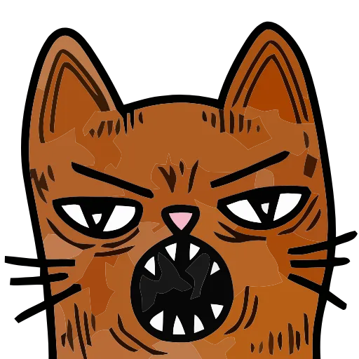 Стикер 19 Funny Cats