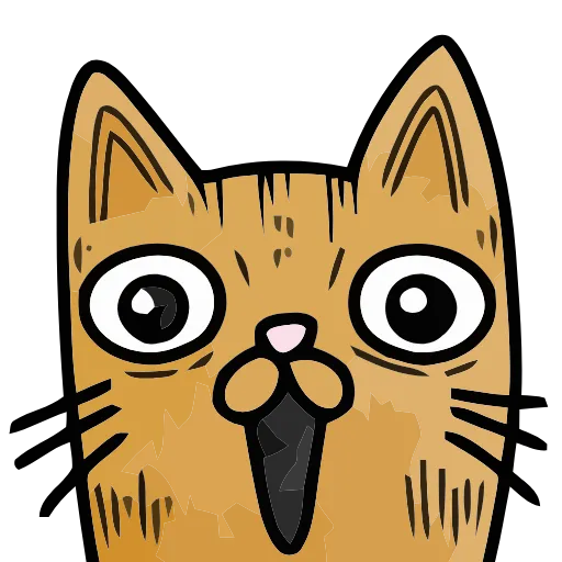 Стикер 3 Funny Cats