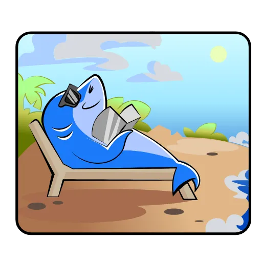 Стикер 48 Funnysharkyemoji