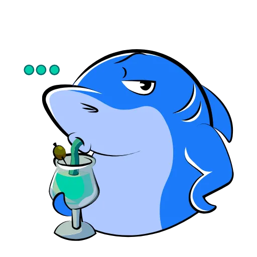 Стикер 50 Funnysharkyemoji