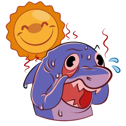 🙂‍↔️ Эмодзи «Funnysharkyemoji» для Telegram
