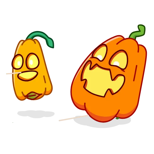 Стикер 21 Pumpkin Glitched