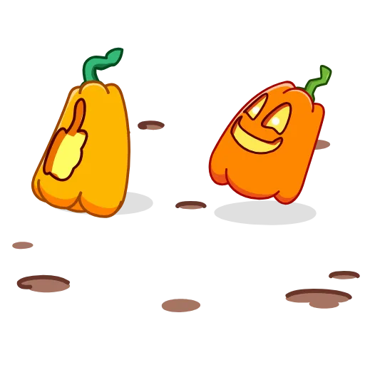 Стикер 22 Pumpkin Glitched