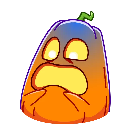 Стикер 4 Pumpkin Glitched