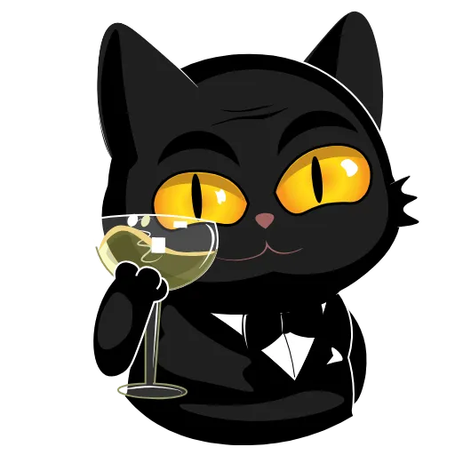 🥂 Стикер «Cat Funt» для Telegram