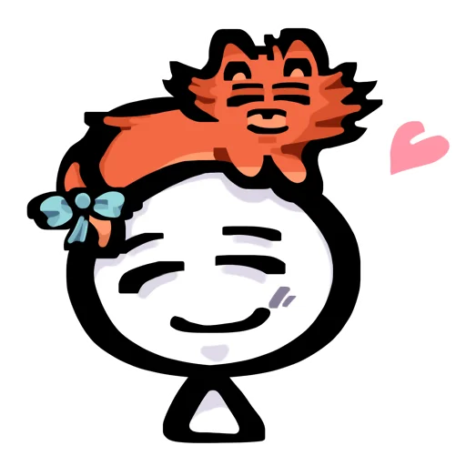 ☺ Стикер «Кот Фуня» для Telegram
