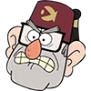 Стикер 23 😁Gravity Falls emojis