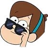 Стикер 18 😁Gravity Falls emojis