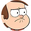 Стикер 9 😁Gravity Falls emojis