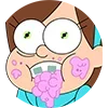 Стикер 20 😁Gravity Falls emojis