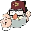 Стикер 25 😁Gravity Falls emojis