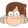 Стикер 16 😁Gravity Falls emojis