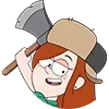 Стикер 34 😁Gravity Falls emojis