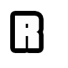 Стикер 40 GTA шрифт
