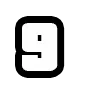Стикер 58 GTA шрифт