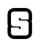 Стикер 42 GTA шрифт
