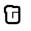 Стикер 43 GTA шрифт