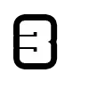 Стикер 53 GTA шрифт